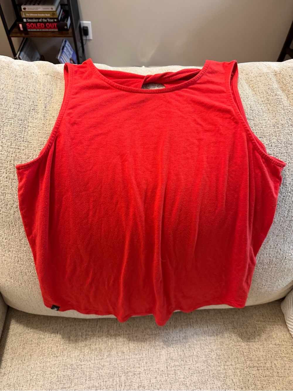 Glyder workout tank with open back detail 
Size M
Super soft